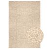 vidaXL Rug ZIZUR Beige 160x230 cm Jute Look Indoor and Outdoor