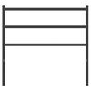 vidaXL Metal Replace Headboard Black 100 cm