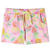 vidaXL Kids' Shorts with Drawstring Soft Pink 104