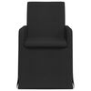 vidaXL Dining Chairs 2 pcs Black 57 x 67 x 95 cm Fabric