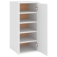 vidaXL Shoe Cabinet White 32x35x70 cm Engineered Wood