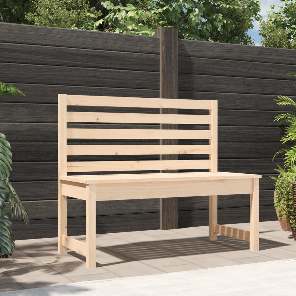 Garden bench top no back