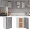 vidaXL Hanging Cabinet Lyon Grey Sonoma 39.5x31x60 cm Engineered Wood