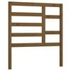 vidaXL Bed Headboard | Honey brown | Solid pine wood | Medium