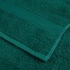 vidaXL Premium Towels SOLUND 2 pcs Green 100x200 cm 600 gsm