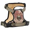 vidaXL Dog Harness with Lead & Collar Adjustable Camouflage Brown S
