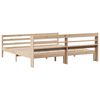 vidaXL Bed Frame with Headboard without Mattress 180x200 cm Super King