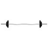 vidaXL Barbell and Dumbbell with Plates 60 kg Cast Iron