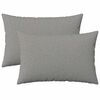 vidaXL Cushion with Pillow HEERLEN 2 pcs Cloud Grey Fabric