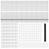 vidaXL Fence with Post Grey 1.5 x 100 m Steel and PVC