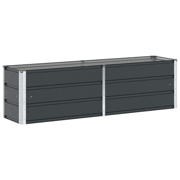 vidaXL Planter Anthracite 160 x 40 x 45 cm Steel