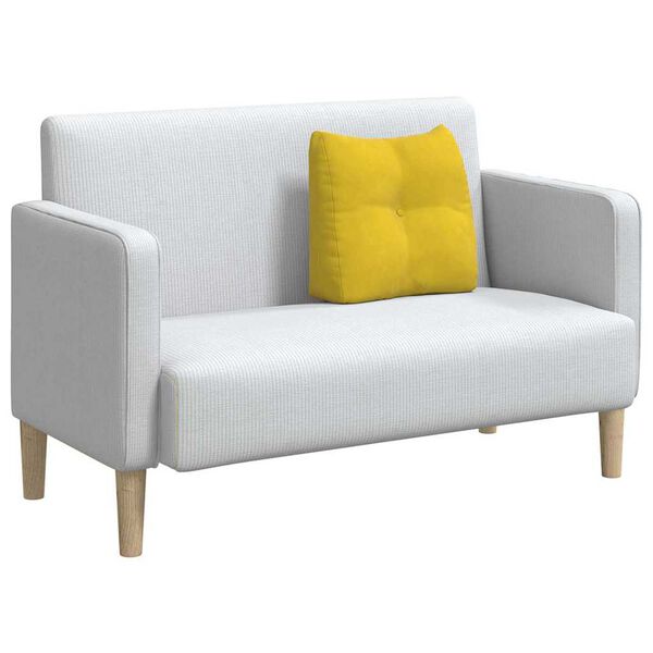 vidaXL Back Pillow Yellow 45 x 24 x 50 cm Velvet