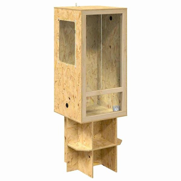 vidaXL Terrarium Brown 50 x 50 x 150 cm OSB