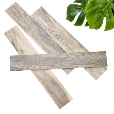 WallArt Wood Look Planks Barnwood Oak White Wash
