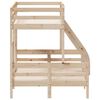vidaXL Bunk Bed without Mattress 80x200/120x200 cm Solid Wood