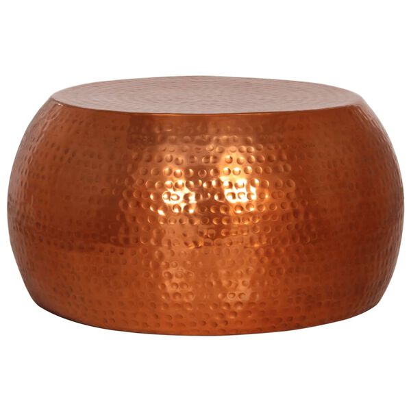 vidaXL Coffee Table Brass &Oslash;55x28 cm Aluminium