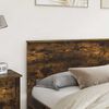 vidaXL Headboard Smoked Oak 200 cm Engineered wood