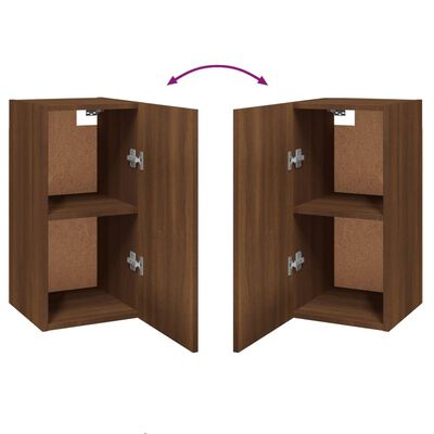 vidaXL TV Cabinets 7 pcs Brown Oak 30.5x30x60 cm Engineered Wood