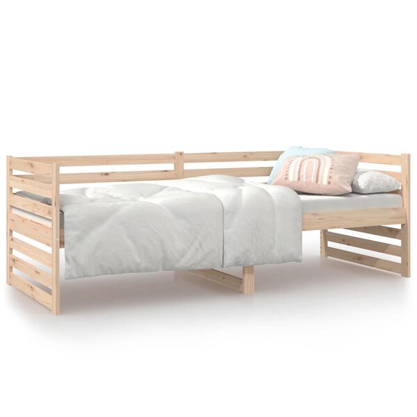 vidaXL Day Bed without Mattress 80x200cm Solid Wood Pine