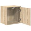 vidaXL Garage Wall Cabinet Sonoma Oak Engineered Wood