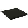vidaXL Seat Cushions SOEST 100% Polyester Black 70 x 70 x 5 cm