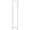 vidaXL Towel Rack White 12.5x12.5x60 cm Steel