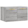 vidaXL Wall Cabinet Grey Sonoma 60x36.5x35 cm Engineered Wood