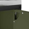 vidaXL Kitchen Storage with Shelf Olive Green 90 x 50 x 92 cm Steel