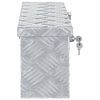 vidaXL Aluminium Box 48.5x14x20 cm Silver