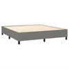 vidaXL Box Spring Bed Frame Dark Grey Super King Fabric (UK/IE/FI/NO only)