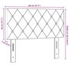 vidaXL Headboard with Headboard Dark Blue 80 cm Faux Leather