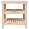 vidaXL Work Bench 78.5x50x80 cm Solid Wood Pine