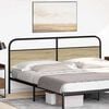 vidaXL Replace Headboard Sonoma Oak 190 cm Steel and Engineered Wood