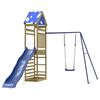 vidaXL Outdoor Playset Impregnated Wood Pine