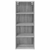 vidaXL Hanging Cabinet Grey Sonoma 40 x 29.5 x 100 cm Engineered Wood
