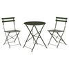 ProGarden 3 Pcs Bistro Set Matte Dark Green