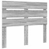 vidaXL Bed Frame Grey Sonoma 120 x 200 cm Solid Pine Wood
