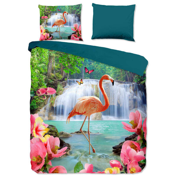 Pure Duvet Cover FLAMINGO 200x200/220 cm