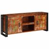 vidaXL TV Cabinet Multicolour 120 x 33 x 50 cm Solid reclaimed wood