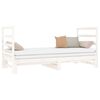 vidaXL Pull-out Day Bed without Mattress White 2x(90x190) cm