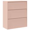 vidaXL Storage Cabinet Pink 90 x 40 x 105 cm Steel