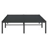 vidaXL Metal Bed Frame without Mattress Black 120x200cm