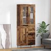 vidaXL Highboard Old Wood 69.5 x 34 x 90 cm Engineered Wood
