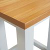 vidaXL End Table 27x24x37 cm Solid Oak Wood