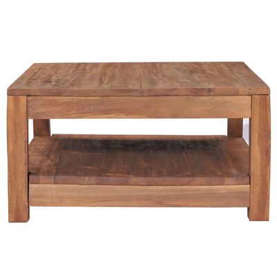 vidaXL Coffee Table 68x67x35 cm Solid Teak Wood