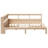 vidaXL Bookcase Bed without Mattress 160x200 cm Solid Wood Pine