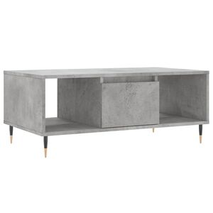 vidaXL Coffee Table Concrete Grey 90x50x36.5 cm Engineered Wood