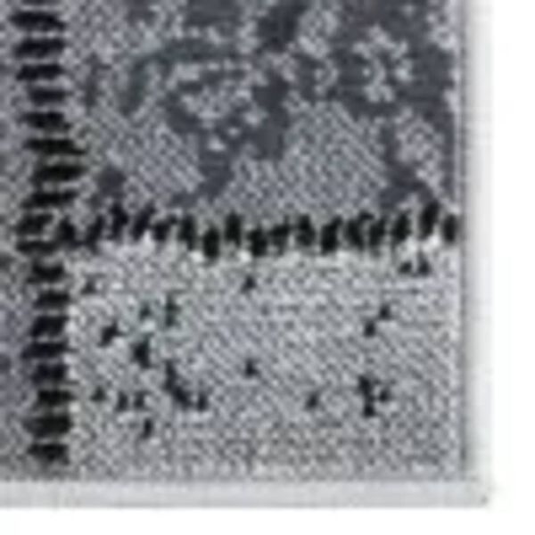 vidaXL Runner Rug BCF Grey with Block Pattern 60x500 cm