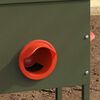 vidaXL Chicken Feeder 2 pcs Olive Green 41.5 x 20.5 x 33 cm