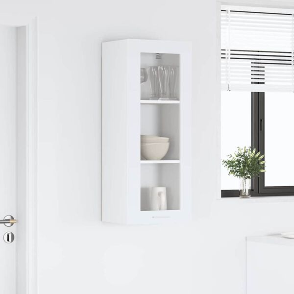 vidaXL Hanging Cabinet White 40 x 31 x 100 cm Engineered Wood